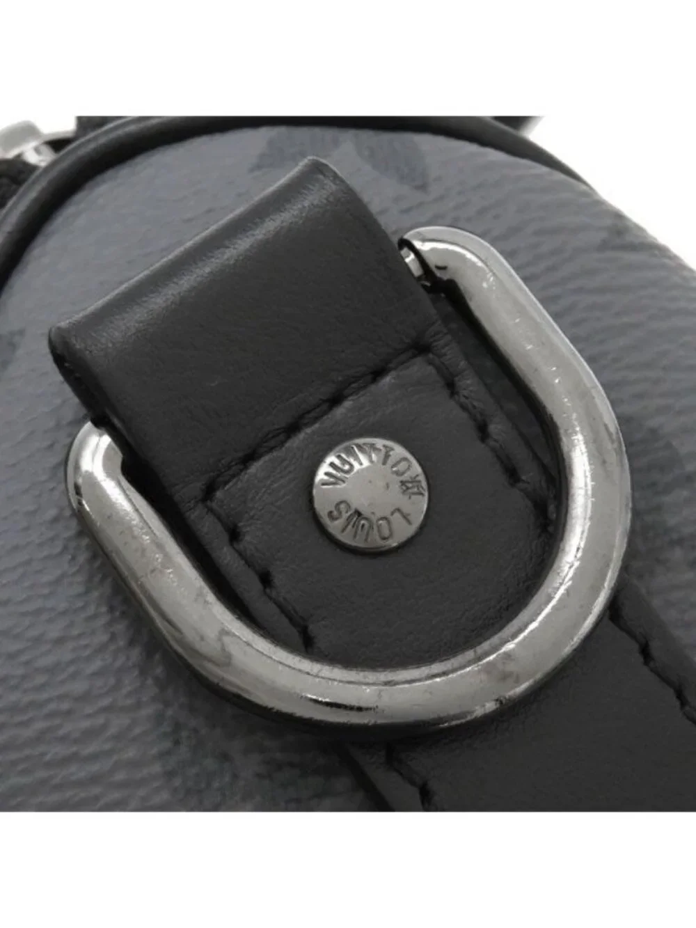 Louis Vuitton 2-Way Bag Keepall Bandouliere 25 Leather Monogram Eclipse Reverse
